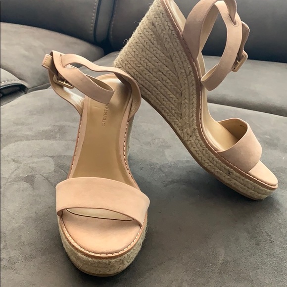 Banana Republic Shoes - NWT Banana Republic Pink Sundown wedge espadrilles